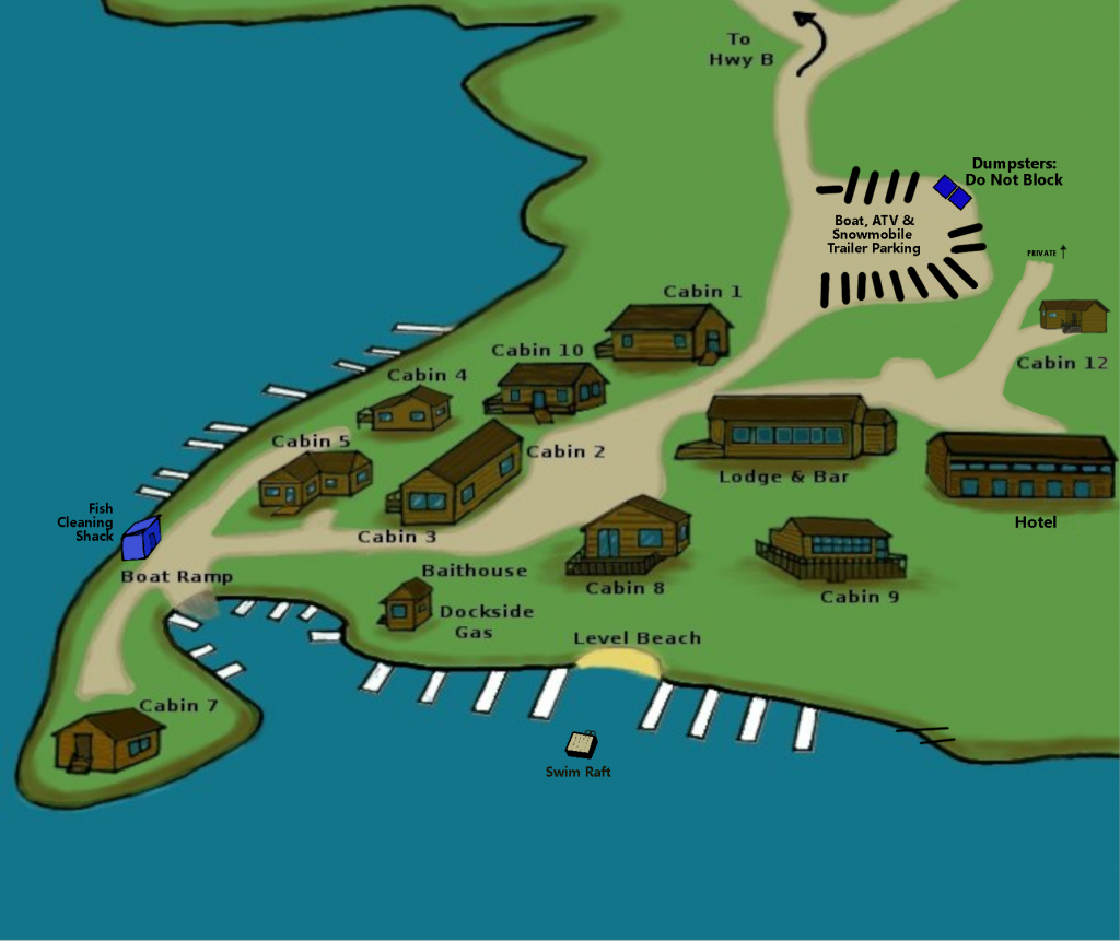 Map of Deerfoot Grounds